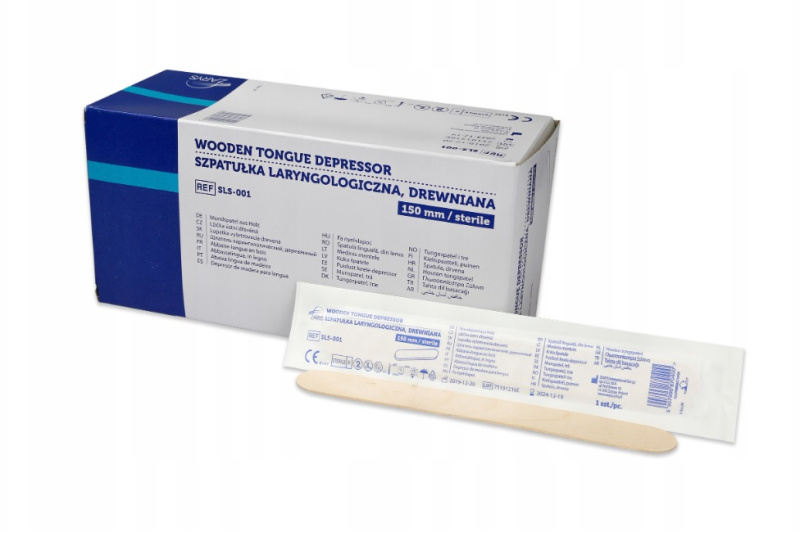 ZARYS International Group Lopatky lékařské ústní, dřevěné, sterilní, 100ks