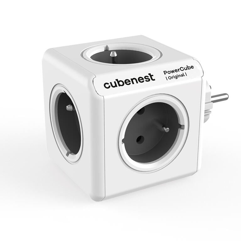 Cubenest PowerCube Original - rozbočovací zásuvka - šedá