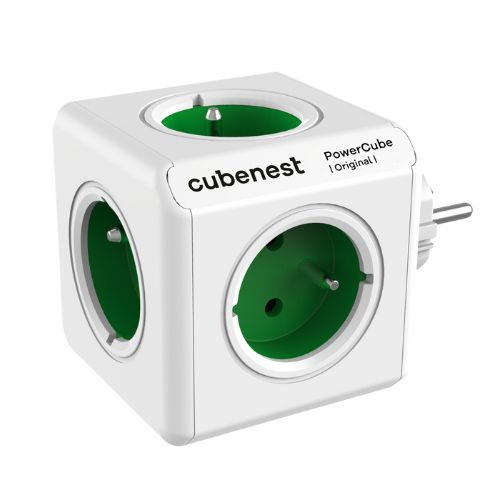 Rozbočovač Cubenest PowerCube Original zelená
