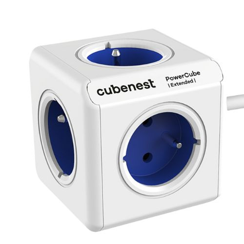 Rozbočovač Cubenest PowerCube Extended 1,5 m modrá