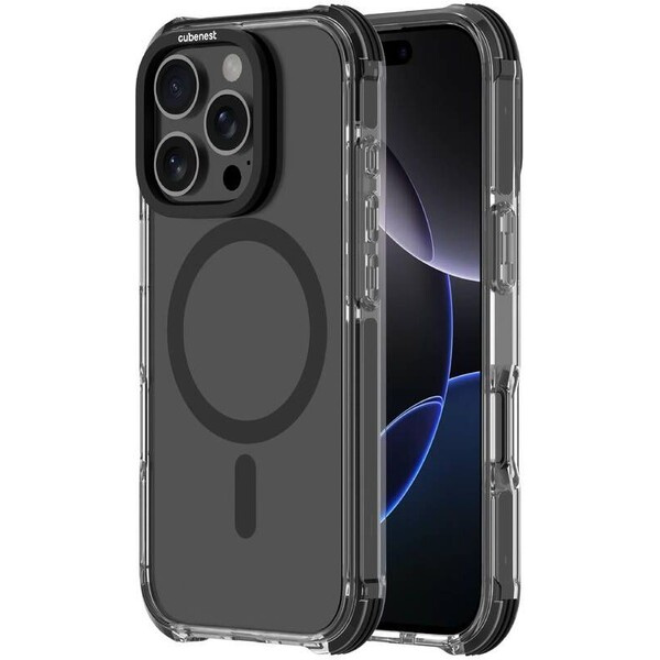 Cubenest MagPro Strong Guard kryt iPhone 16 Pro černý