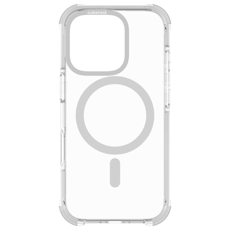 Cubenest MagPro Strong Guard kryt iPhone 16 Pro přírodní titan