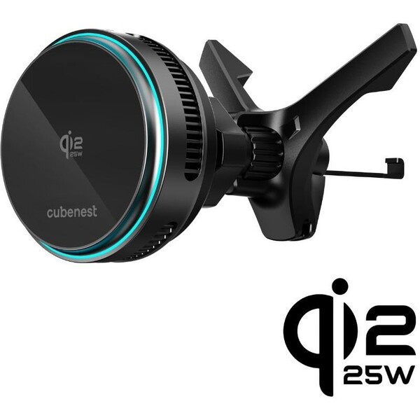 CubeNest SQ1C2 Qi2.2 (MagSafe) držák do auta s nabíjením a chlazením