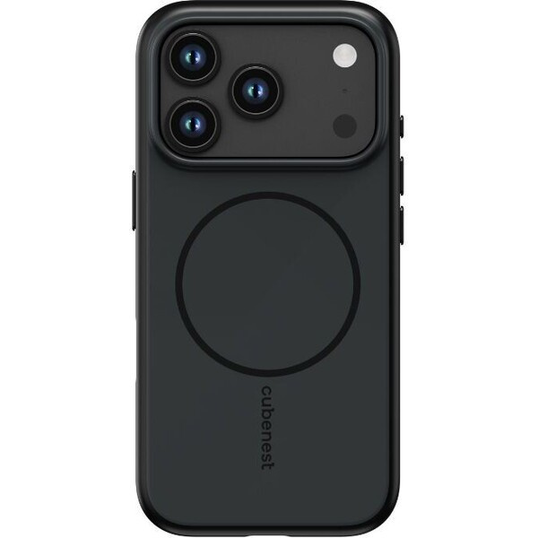 Cubenest Matte MagSafe kryt iPhone 17 Pro černý