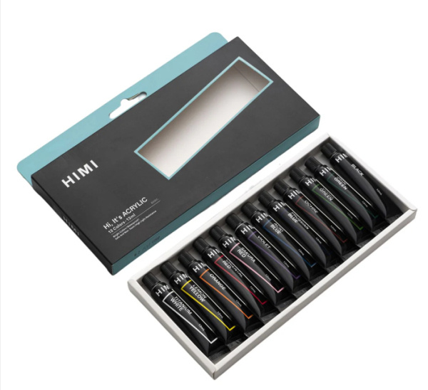 HIMI akrylové barvy Set - 12 x 12 ml Himi