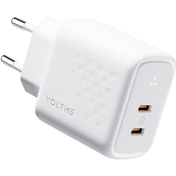 Voltme Revo 45 Duo USB-C nabíječka (45W) bílá