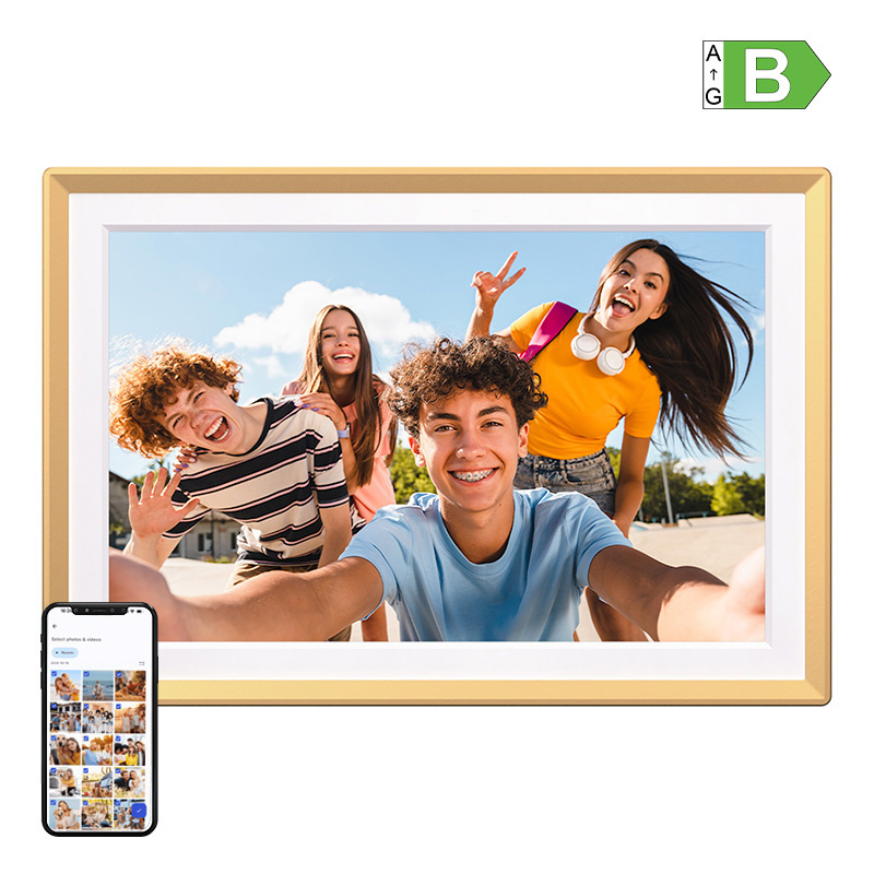 Digitální fotorámeček Arzopa D14 Golden (zlatý)