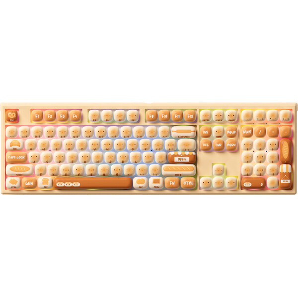 Akko MonsGeek MG108B Bun Wonderland 6975351385257 Oranžová