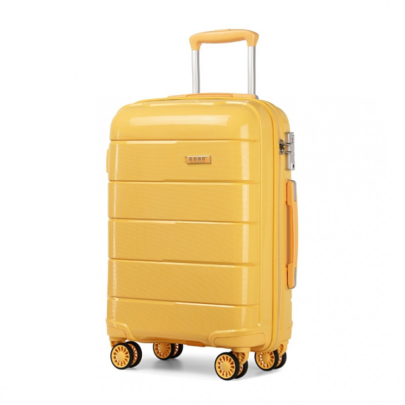 Kono Classic 7 Kufr spinner 65cm Žlutý Polypropylen 68L