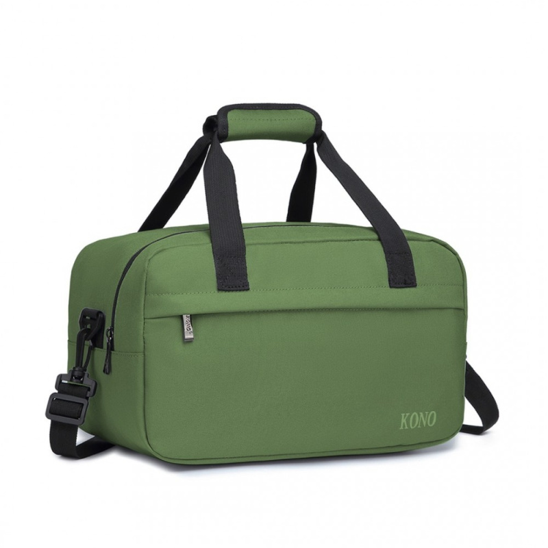 Kono E1960S Cestovní taška Zelená 35cm 10L