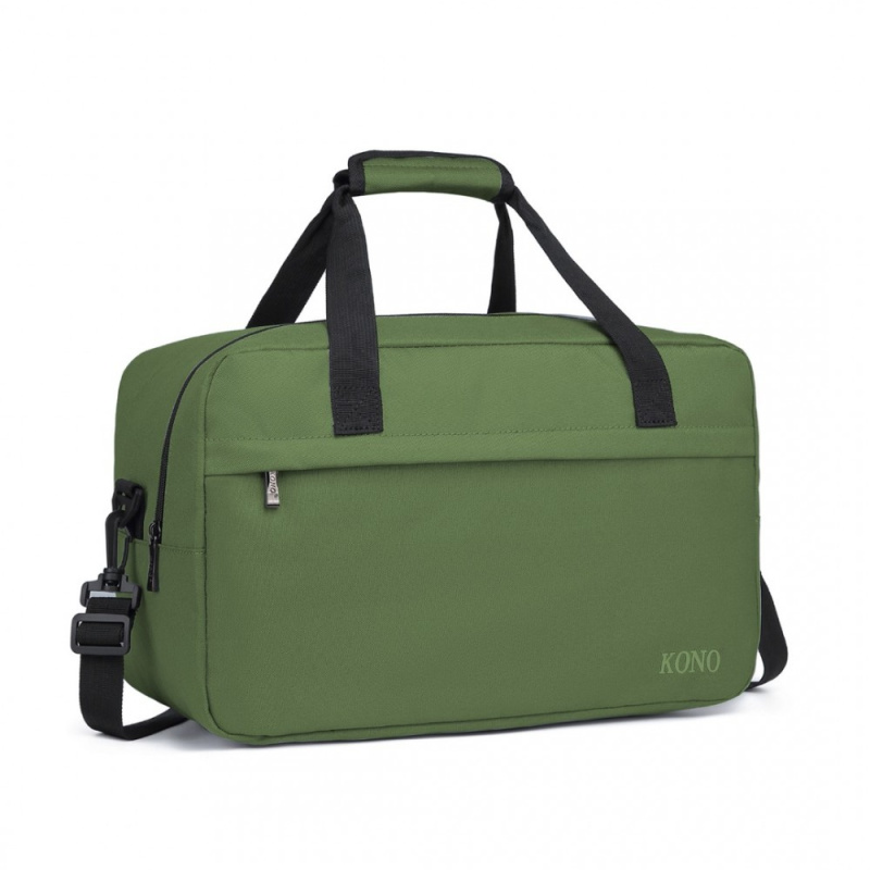 Kono E1960M Cestovní taška Zelená 40cm 17L