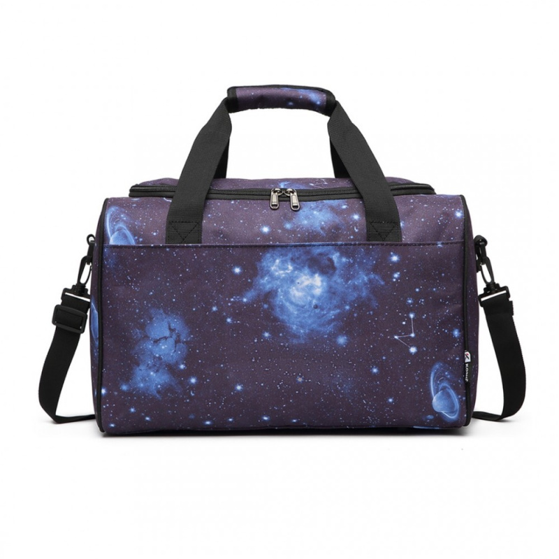 Kono E2016S Cestovní taška Modrá Galaxy blue 40cm