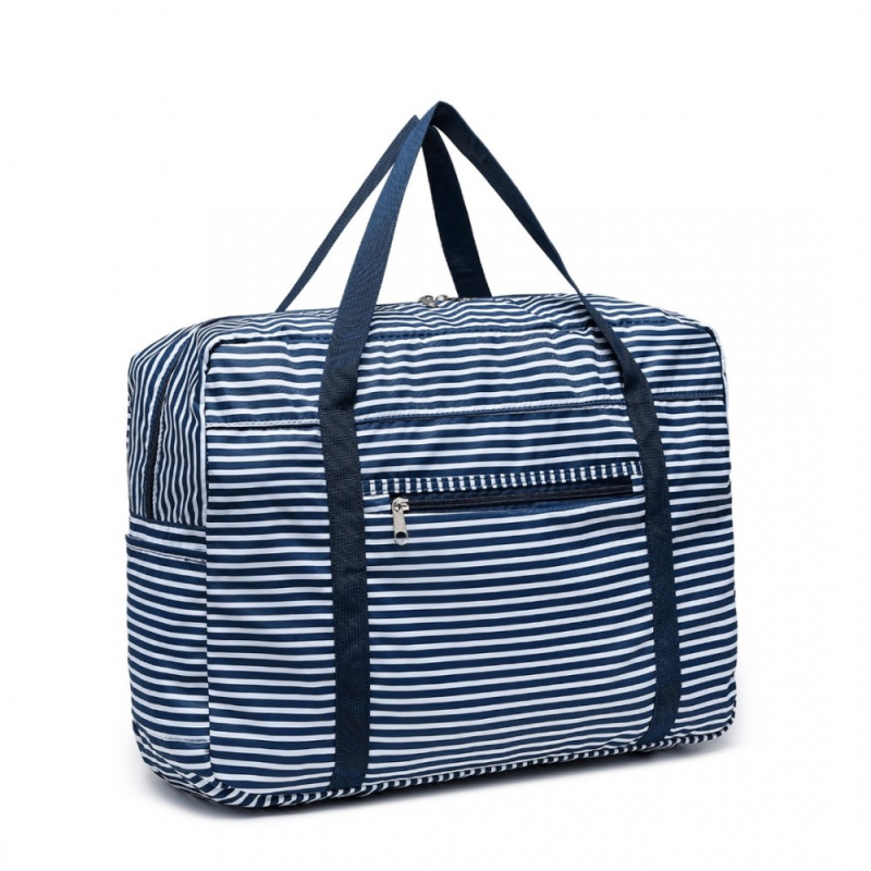 Kono EQ2308 Cestovní taška skládací Modrá Navy 45cm Voděodolná