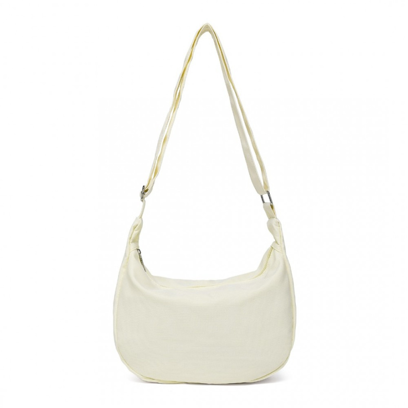 Miss Lulu dámská Casual Crossbody látková taška - béžová