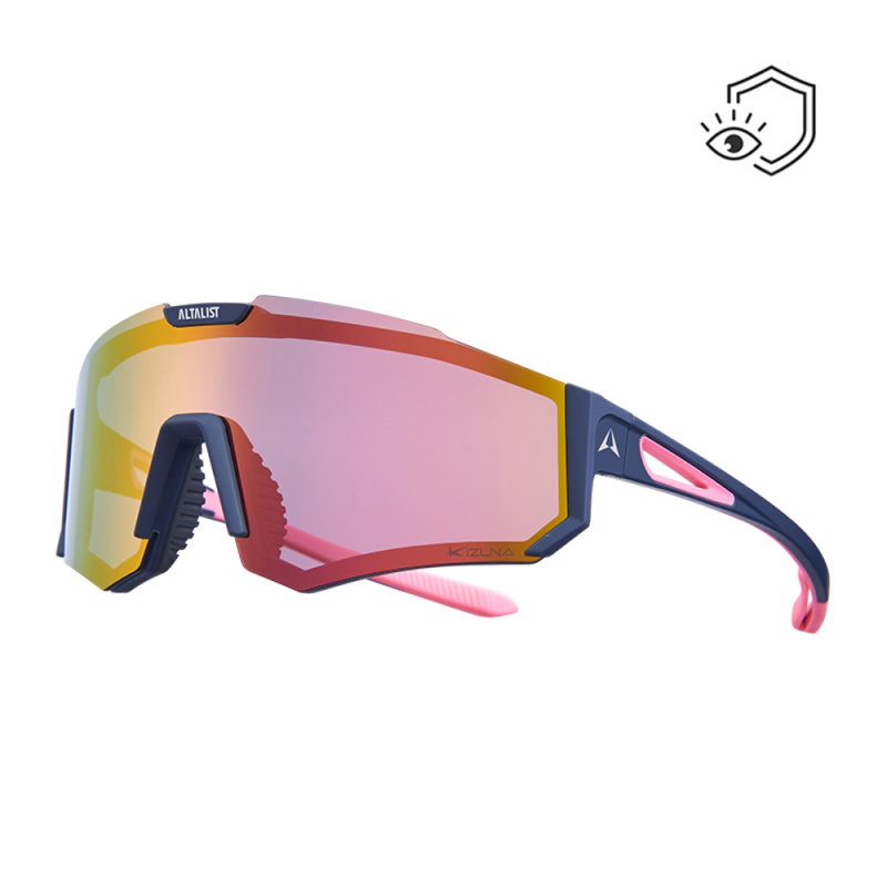 Polarizační sluneční brýle Altalist Kizuna Polarized modro-růžová s růžovými skly