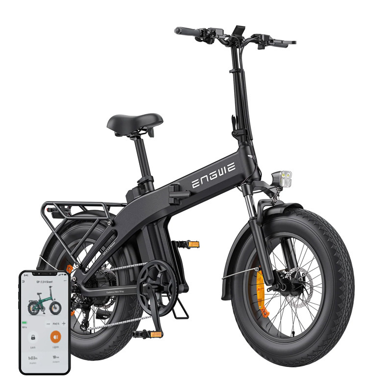 Elektrické skládací kolo Engwe EP-2 3.0 boost 250 W 20" černé