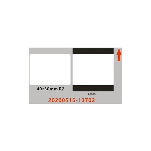 Niimbot štítky ER 40x30mm 230ks pro B21, B3S, B1 čiré
