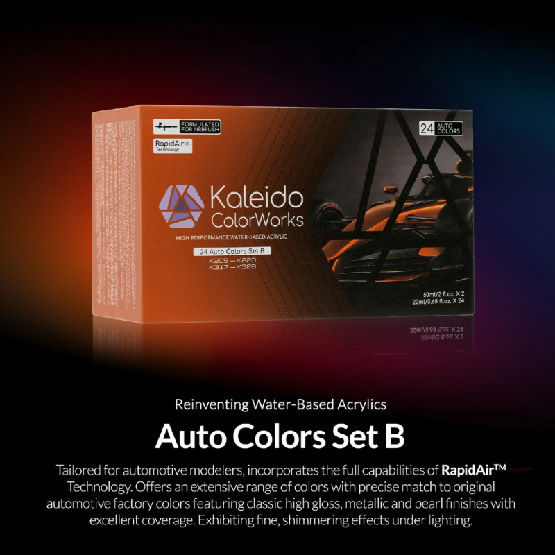 Gaahleri Kaleido ColorWorks 24 Auto Colors Set B - sada 24 barev (Gaahleri)