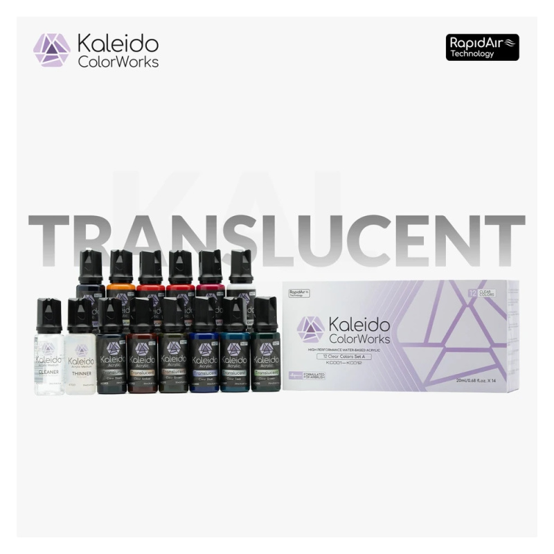 Gaahleri Kaleido ColorWorks 12 Translucent Colors Set - sada 12 barev (Gaahleri)