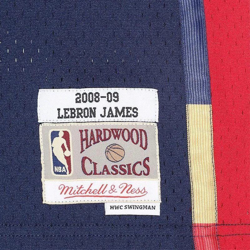 Mitchell & Ness Cleveland Cavaliers NBA Swingman Jersey Lebron James M SMJYGS18156-CCANAVY08LJA pánské oblečení XL