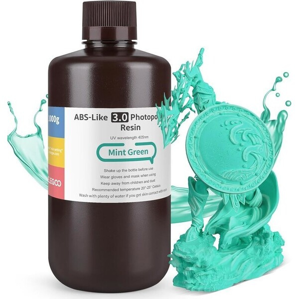 ELEGOO ABS-like Resin V3.0 1 kg mátově zelená Mátově zelená