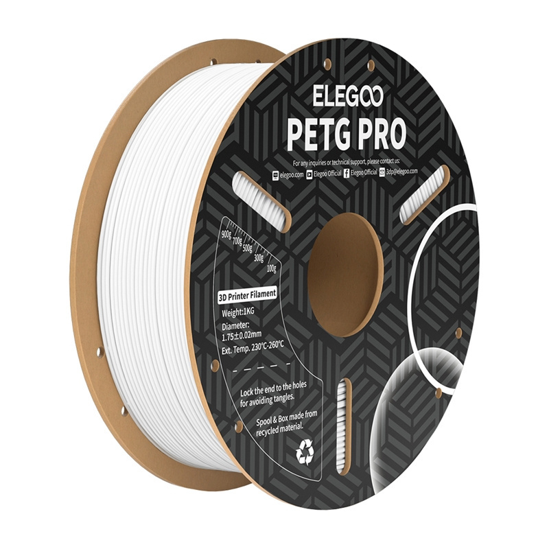 Filament petg pro bílý od elegoo