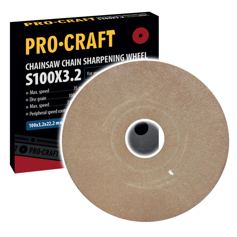 Procraft S100X3.2 / SK950 - brusný kotouč pro ostřičky řetězů