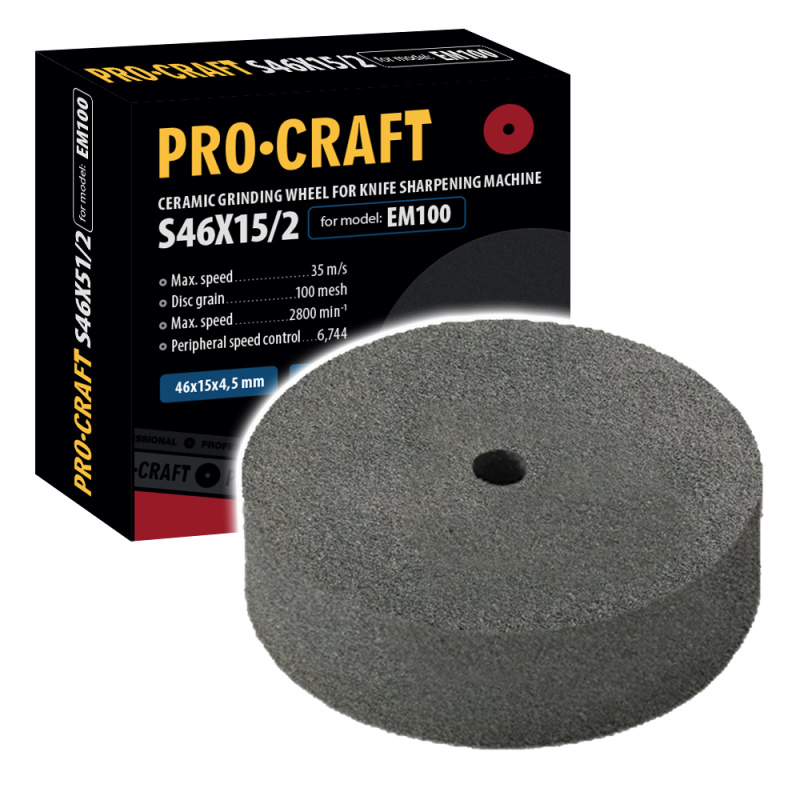 Procraft S46X15/2 /EM100 - brusný kotouč pro brusky na nože