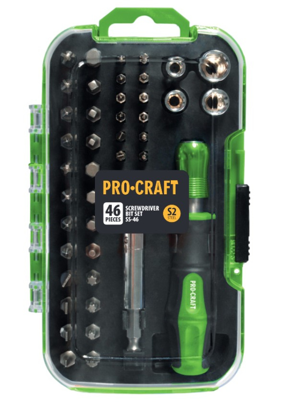Procraft SS-46 / S2 - sada bitů, 46 ks