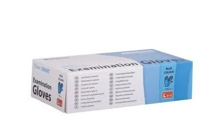 FLOWER SMART rukavice nitril.nepudr.modré L 100ks