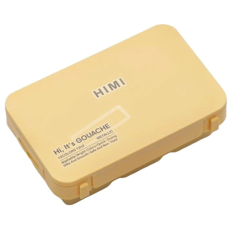 HIMI kvašové barvy - Twin Cup Gouache Set - 12 Colours Himi