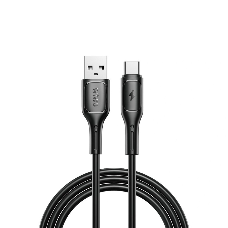 WiWU Kabel USB serie Starlink Wi-C042E USB A na USB C 2,4A - černý