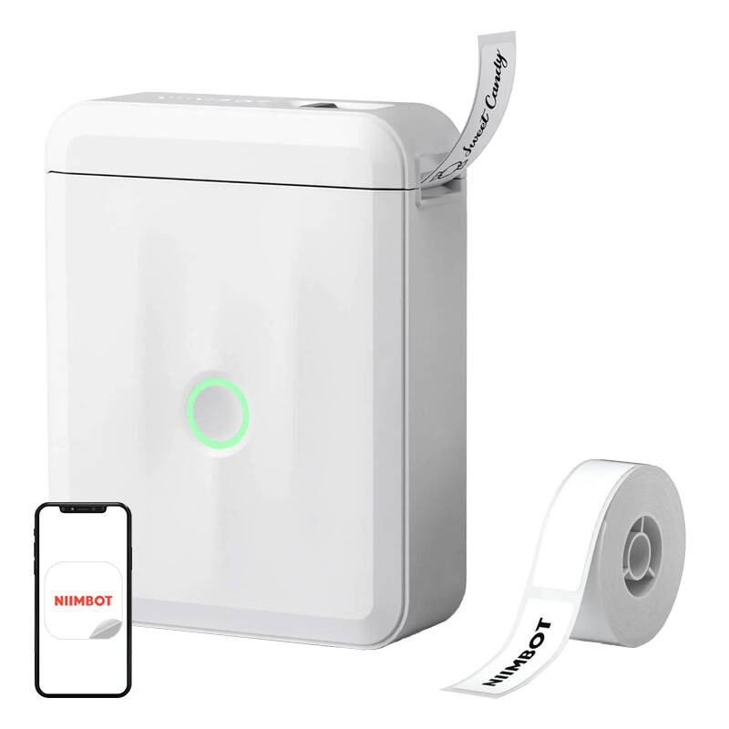 Niimbot tiskárna štítků D110-M Smart bílá + role štítků 160 ks