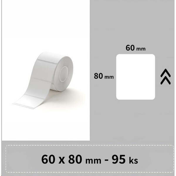 Niimbot štítky RP 60x80mm 95ks pro B3S bílé
