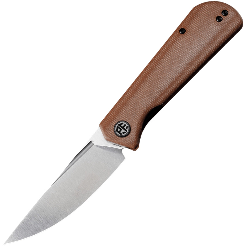 Petrified Fish PFP07Viking Satin K110 Hnědá Micarta PFP07BRMS