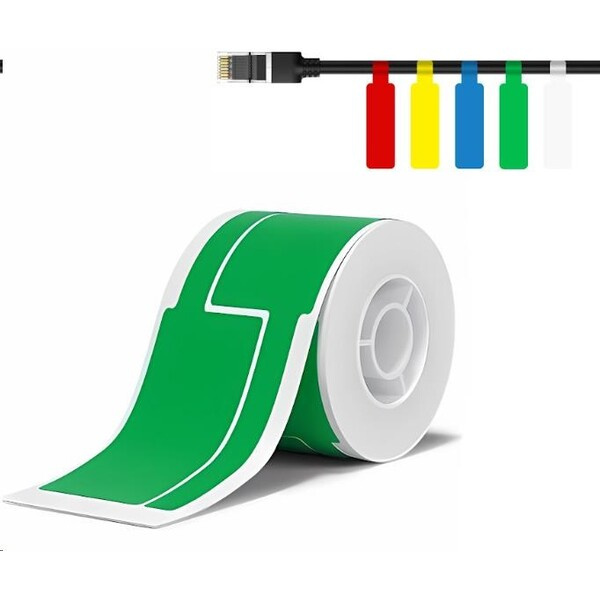 Niimbot štítky na kabely T 25x76mm 200ks pro B21, B21S, B3, B1S zelené