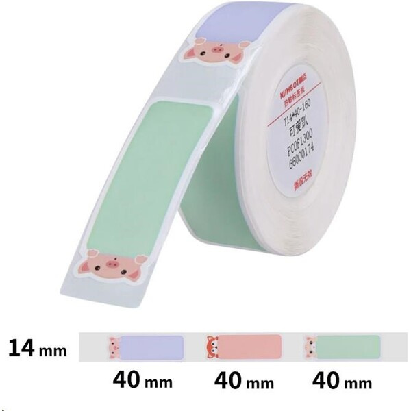 Niimbot štítky T 14x40mm 160ks pro D11, D11-M, D110, D110-H Kuk