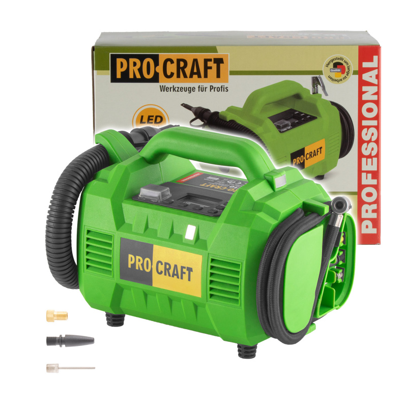 Aku kompresor s vyfukovací pistolí LK30 Procraft (bez baterie a nabíječky) | LK30 bb