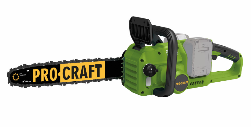 Procraft PCA42/2 20V - akumulátorová řetězová pila (bez akumulátoru a nabíječky)