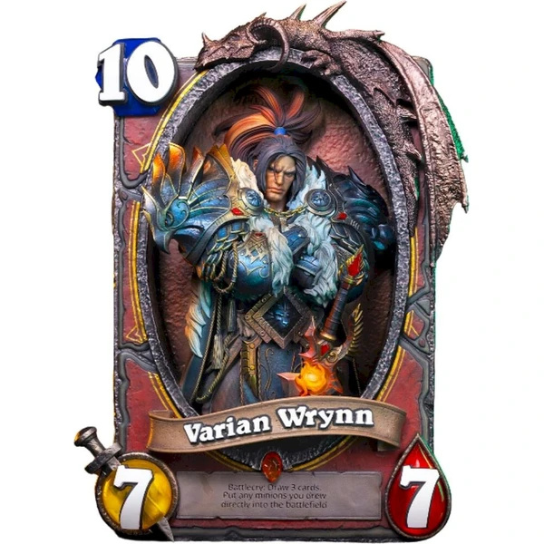 Soška Blizzard Hearthstone - Varian Wrynn Art Frame Vícebarevná