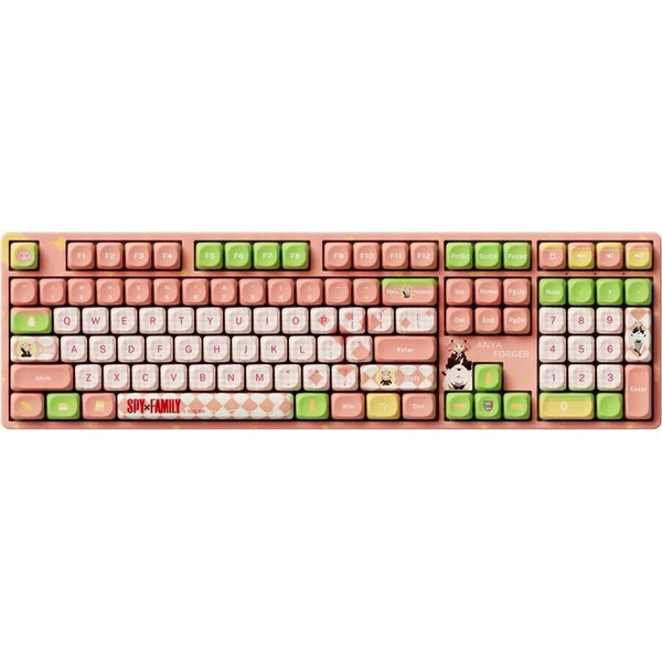 Akko x Spy Family 5108B Plus Akko Piano Pro V3 bezdrátová klávesnice (US) růžová