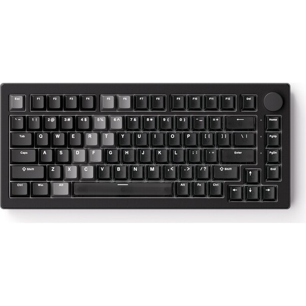 Akko 5075 V3 Akko Frost Pink (US) černošedá Černá