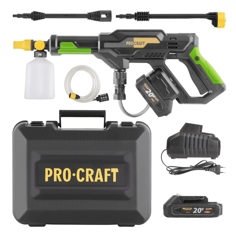 Procraft CW20 20V SET (s 2,0 Ah akumulátorem a nabíječkou)