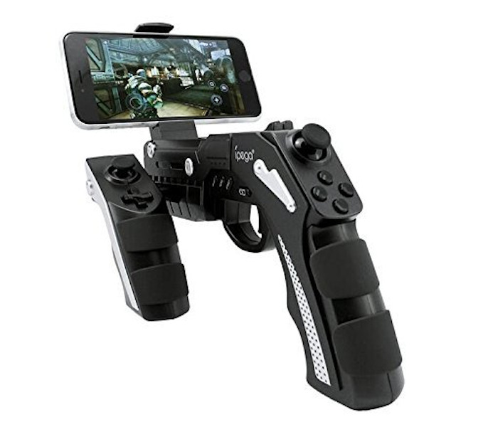 Gamepad iPega Phantom ShoX Blaster Gun / Bluetooth 3.0 / černá Varianta: ivi1