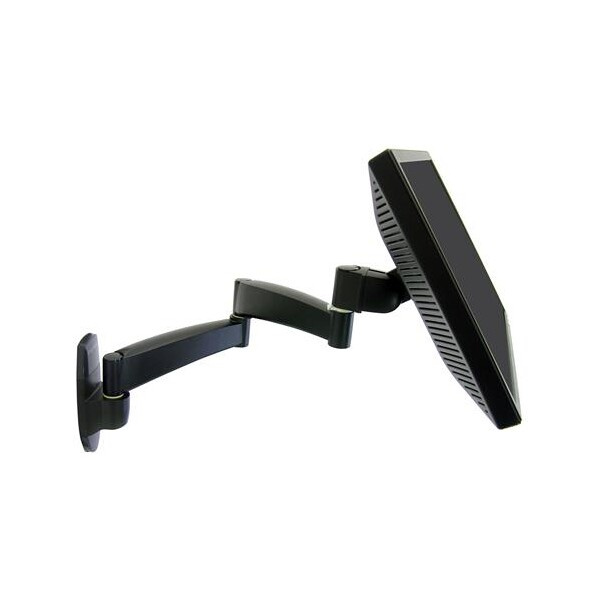 ERGOTRON 200 Series Wall Mount Arm, 2 Extensions, 24" LCD, černý (45-234-200)