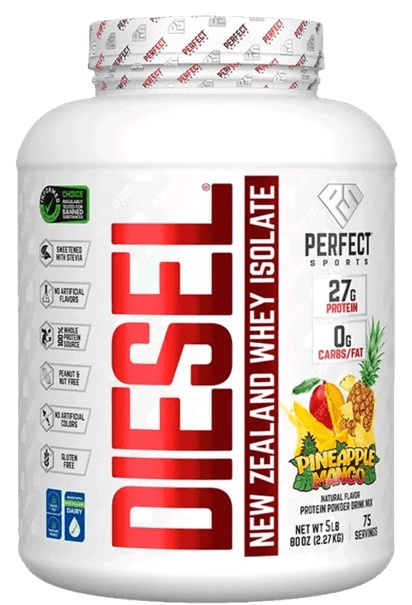 Perfect Sports Diesel 100% New Zealand Whey Isolate 2270 g - Pineapple mango