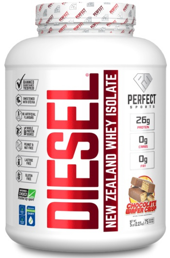 Perfect Sports Diesel 100% New Zealand Whey Isolate 2270 g - bez příchuti