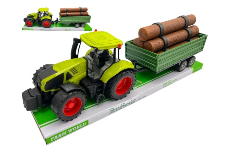 Traktor s přívěsem