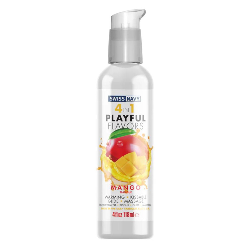 Swiss Navy Playful 4 in1 lubrikační gel  Mango 118 ml