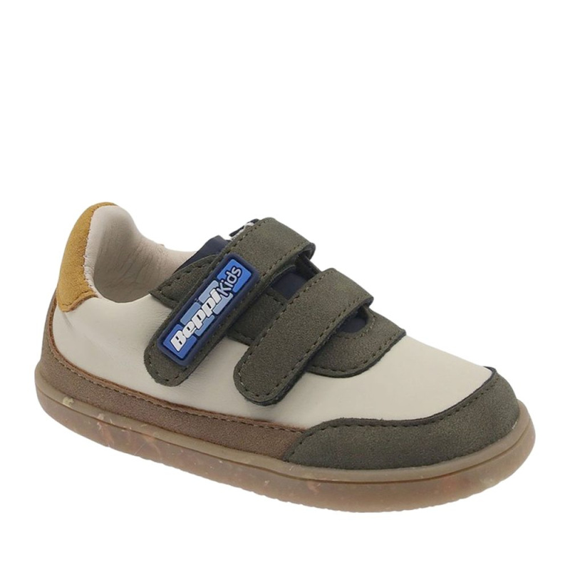 Dětské Barefoot Tenisky BEPPI SAPATO CASUAL BABY khaki béžové - 27